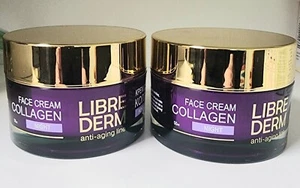 Libre Derm Face Cream Collagen Night~set of 2 ~unbox full~as pictured~ - Picture 1 of 2