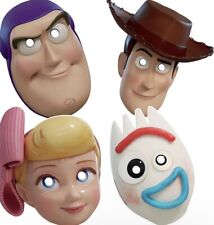 Toy Story 4 Paper Masks (8) Birthday Party Supplies Favors Disney Pixar Forky