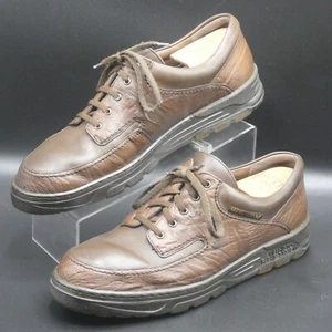 Mephisto Men City Hiker Dark Brown Leather Air Jet Casual Oxford Dress Size 10.5 - Picture 1 of 12