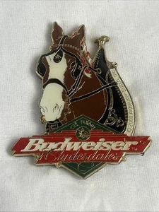 Budweiser Clydesdales Magnet 2000 Anheuser Busch Pferde 2" Emaille Vintage - Bild 1 von 5