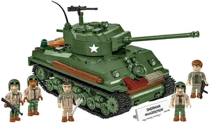 Cobi Sherman M4A2E8(76)W Easy Eight Tank World War 2 Brick Model Kit 865pcs New - Picture 1 of 17