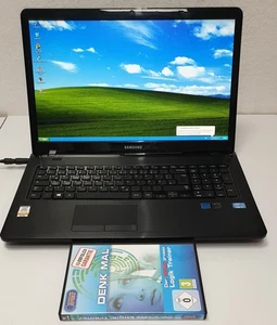 SAMSUNG 350E i7 2,4GHz Windows XP 256GB SSD 4GB Laptop 17" HDMI DVD VGA + Spiel - Bild 1 von 16