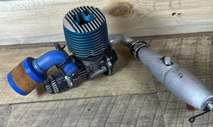 Team Losi Dynamite M26SS Mach 26 Big Block Nitro Engine W/ Muffler Used As-Is - Picture 1 of 11