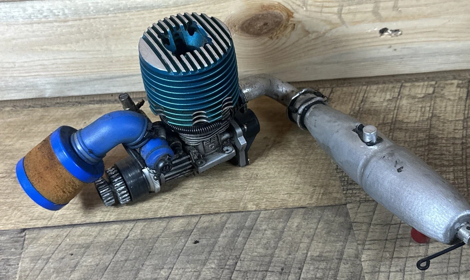 Team Losi Dynamite M26SS Mach 26 Big Block Nitro Engine W/ Muffler Used As-Is - Image 1 of 4