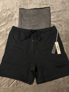 NEW Fear of God Essentials Black Shorts Size XL 100% AUTHENTIC✅ - Picture 1 of 11