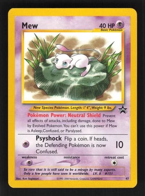 Mew (47) Promo WoTC Promo 47/53 NM - Image 1 of 2