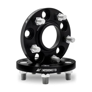 Mishimoto Wheel Spacers, 5X114.3, 0.60" Thick Fits Honda Civic/Accord, Black - Picture 1 of 7