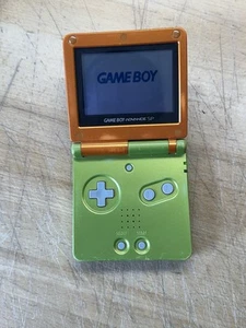 Nintendo Gameboy Advance SP 001 Grün Orange Limited Edition Shrek NEU AKKU - Bild 1 von 4
