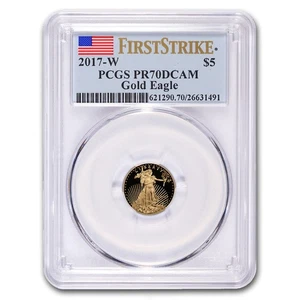 2017-W 1/10 oz Proof American Gold Eagle PR-70 PCGS (FS) - Picture 1 of 1