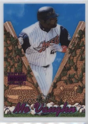 2000 Pacific Invincible Holographic Purple /299 Mo Vaughn #5 - Image 1 of 2
