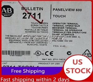 New AB 2711-T6C2L1 PANELVIEW 600 Séries B Ecran Tactile DH-485 24VDC - Picture 1 of 23