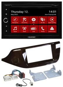 Blaupunkt MP3 DVD Bluetooth DAB 2DIN USB Autoradio für Kia Ceed ab 12 glänzend - Bild 1 von 9