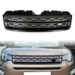 Glänzend Grau Frontgrill Oberer Renngitter für Land Rover Discovery Sport 15-19 - Bild 1 von 4