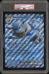2025 POKEMON PROMO BLOOMING WATERS PREM COLL-JUMBO #009 BLASTOISE EX PSA 10 ๐๐ - Picture 1 of 2