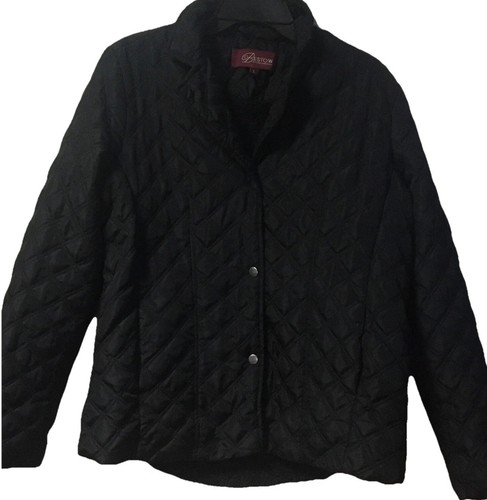 VETEMENTS Bestow ~ Donna ~ Giacca ~ Grande ~ Cappotto ~ Nero ~ Trapuntato