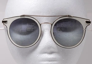 Calvin Klein #CK2149S Round Double Bridge Designer Sunglasses Women's Shades - Picture 1 of 5