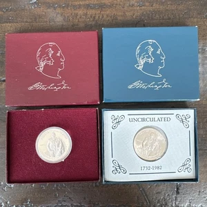 1982-D George Washington Silver Half Dollar 50c Proof & Business Strike - Picture 1 of 7