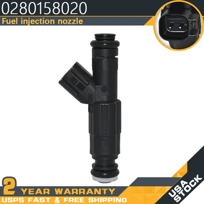 0280158020 Fuel Injectors For 2005-2010 Jeep Liberty Grand Cherokee Dodge 3.7L V Foto 1 de 4