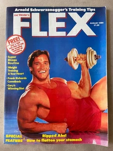 FLEX Bodybuilding Magazine August 1986 Arnold Schwarzenegger - Imagen 1 de 2