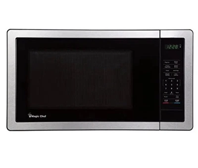 Magic Chef 1.1 cu. ft. Countertop Microwave Stainless Steel with Digital Touch - Image 1 of 2