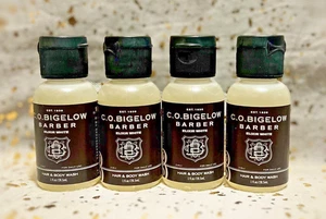 4x~C.O. BIGELOW Barber~Elixir Jabón Corporal y Cabello Blanco~1oz/28.5ml~Tamaño Viaje~NUEVO SIN CAJA - Imagen 1 de 1