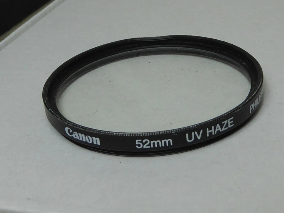 Canon 52mm UV Haze Lens Filter Philippines OPTICS CLEAR. - Image 1 of 3