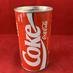 VTG Coke Pull Tab Brazilian 350 ML Coca-Cola Can Brazil Steel - Picture 1 of 7