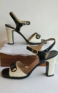 Vintage 70s Andrew Geller heels – Made in Italy Sz 4.5 - Picture 1 of 5
