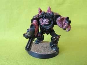 A8 WARHAMMER 40K CHAOS SPACE MARINES ARMY - OBLITERATOR PAINTED METAL OOP - Picture 1 of 4