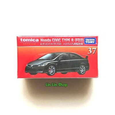Tomica Takara Tomy TP37 1:64 Honda Civic Type R FD2 черная литая модель автомобиля игрушка - Изображение 1 из 4