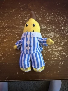 VTG Bananas In Pajamas B1 Stuffed Plush 7” Finger Puppet 1995 Tomy TV Kids Show - Picture 1 of 3