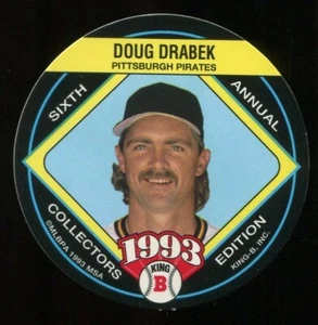 1993 MSA King B Disc #23 Doug Drabek Pittsburgh Pirates - Picture 1 of 2