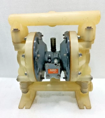 INGERSOLL RAND ARO 6661AJ-322-C AIR DOUBLE DIAPHRAGM PUMP 1" POLYPROPYLENE - Image 1 of 4