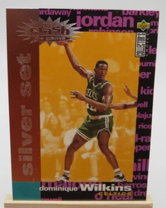 Juego de tarjetas de baloncesto 1995 Upper Deck Silver C18 Dominique Wilkins NBA Celtics - Imagen 1 de 2