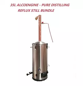 35L/240V/2400W AlcoEngine Reflux Still Kit Make>94% Neutrual Spirits - Picture 1 of 7