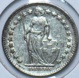 Switzerland 1950 1/2 Franc 193910 combine shipping - Picture 1 of 2