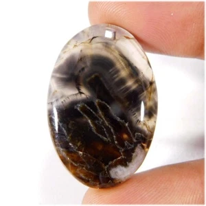 29,90 cts. Piedra preciosa suelta cabujón ovalado ágata pseudomorfo único natural - Imagen 1 de 3