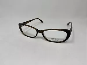 BADGLEY MISCHKA EYEWEAR JUSTINE COFFEE BROWN 53/16/140 EYEGLASSES FRAME EC05 - Picture 1 of 8