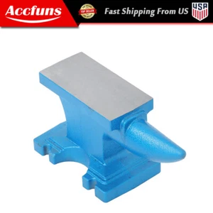 Yunque de hierro fundido de 24 lb con cuerno redondo para uso de agujero duro de herrero - Imagen 1 de 7