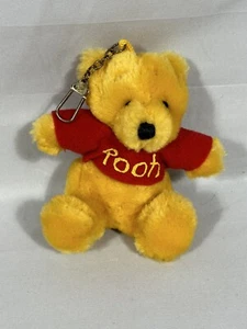Vintage Winnie The Pooh 4” Backpack Clip On Zippered - Picture 1 of 7