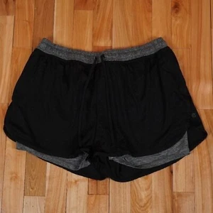Champion 9 Black and Gray Elastic Drawstring Waist Shorts Size XL - Picture 1 of 4