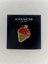 Coach C7145 Snow Cone Pendent Charm Resin Accented with Crystals Signature C