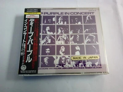 DEEP PURPLE IN CONCERT 2CD, 1.Japan Press. 1989, 32DN-28•29 Fatbox, OBI, OVP ! - Bild 1 von 4