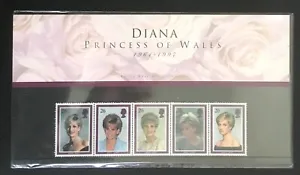 GB Pres Pack 1997 Diana Princess of Wales + Insert - Fine MNH condition - Picture 1 of 1