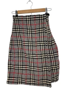 Murray Brothers Kilt Youth Size 14 24” Waist Skirt Wool Grey Plaid Adustable  - Picture 1 of 6