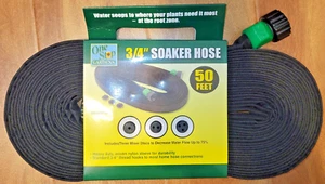 Soaker Hose Flat Seeper 3/4" x 50 ft. Drip Irrigation Yard Watering - Picture 1 of 2