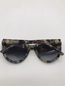 Gafas de sol Tory Burch TY7115 redondeadas ojo de gato marrón caparazón de tortuga 51-21-140 - Imagen 1 de 12