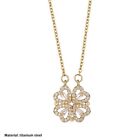 Heart Cubic Zirconia Pendant Necklace for Women Wedding Bridal Jewelry MN