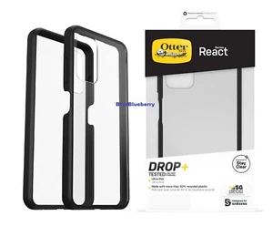 OtterBox 77-92405P2 React Series Case for Samsung Galaxy A03s - Black Crystal - Picture 1 of 4
