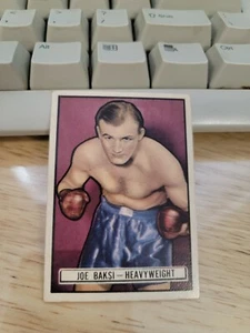 1951 Topps Boxing Card #20 Joe Baski Heavyweight WIlkes Barre PA - Picture 1 of 2